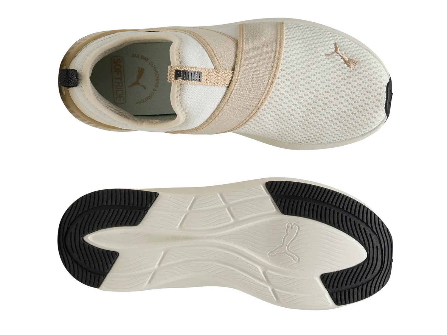 Кроссовки Puma SoftRide Harli Slip-On Running Shoe - Women's, белый — фото 4