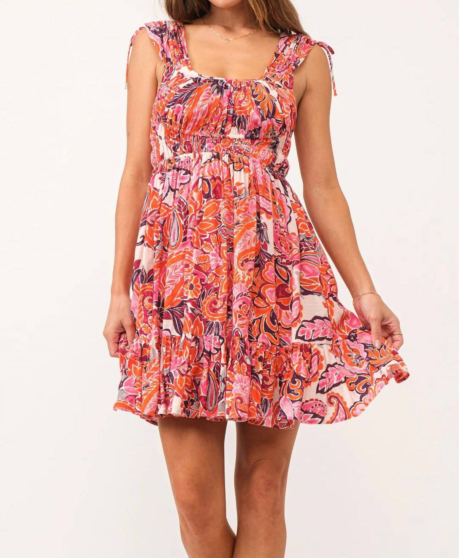 

Платье Hope Paisley с разноцветным принтом DEAR JOHN DENIM, цвет multi print