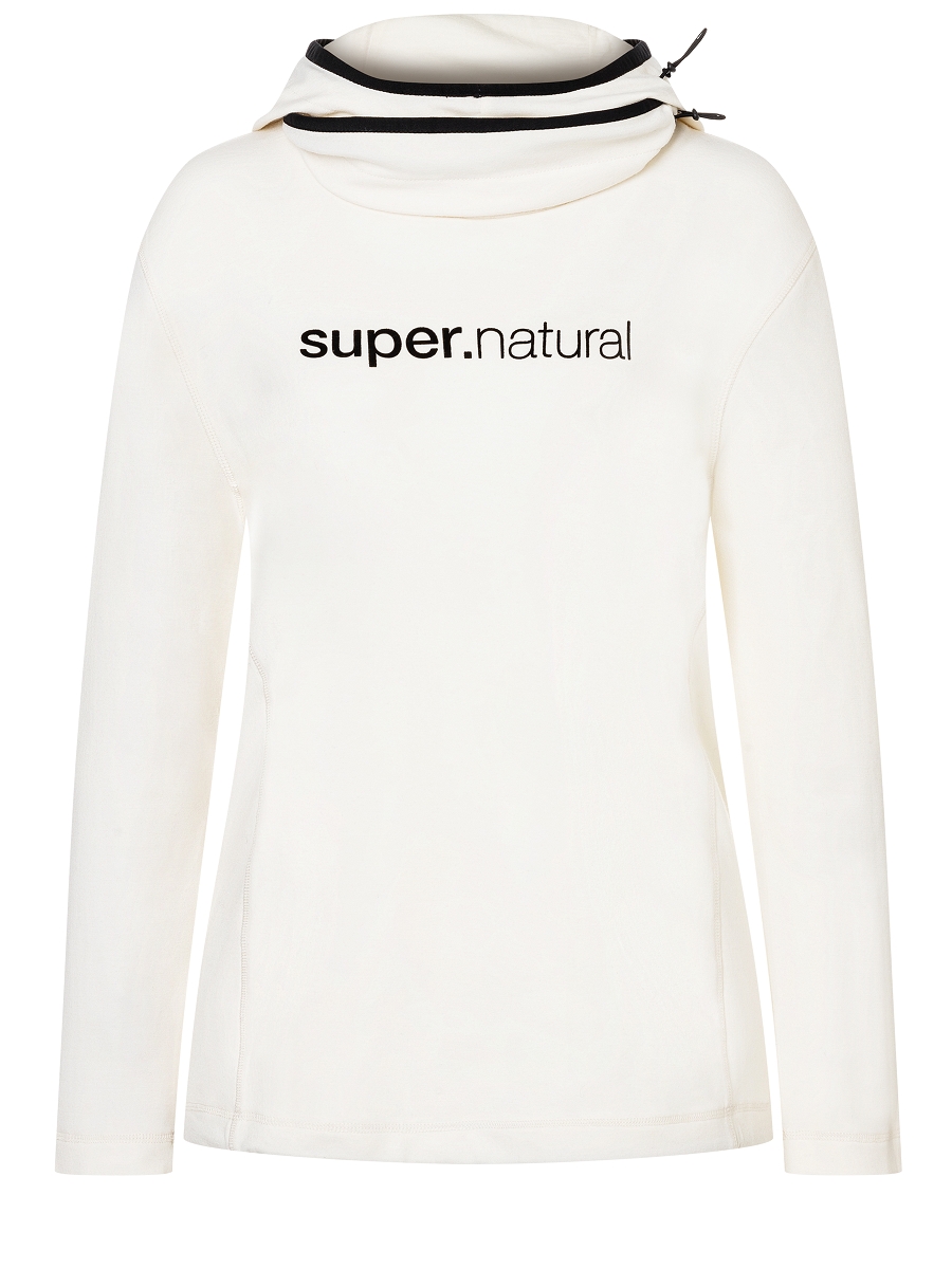 

Толстовка super.natural Merino Hoodie, белый