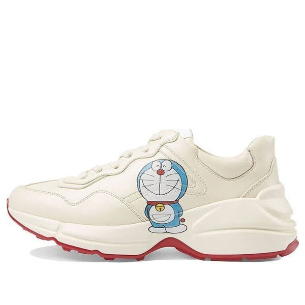 Кроссовки x doraemon rhyton 'ivory' Gucci, белый