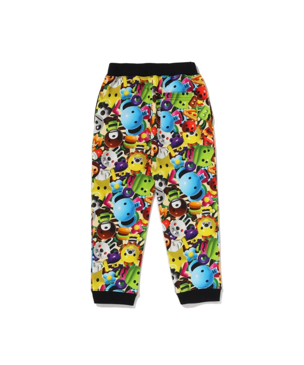 Спортивные штаны с принтом 3D MILO ALL FRIENDS бренда A Bathing Ape, хлопок, мультиколор — фото 2