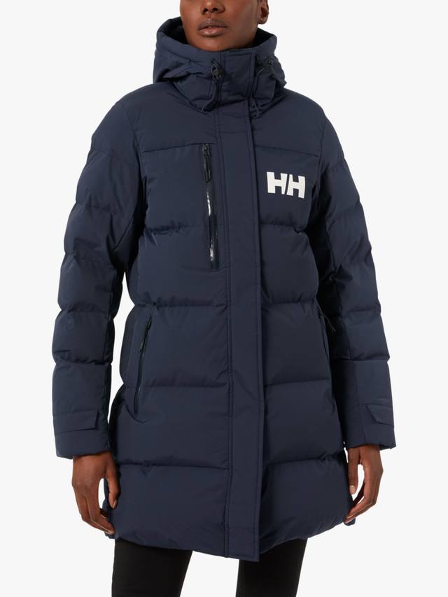 

Куртка-парка из фугу с капюшоном Helly Hansen, темно-синий