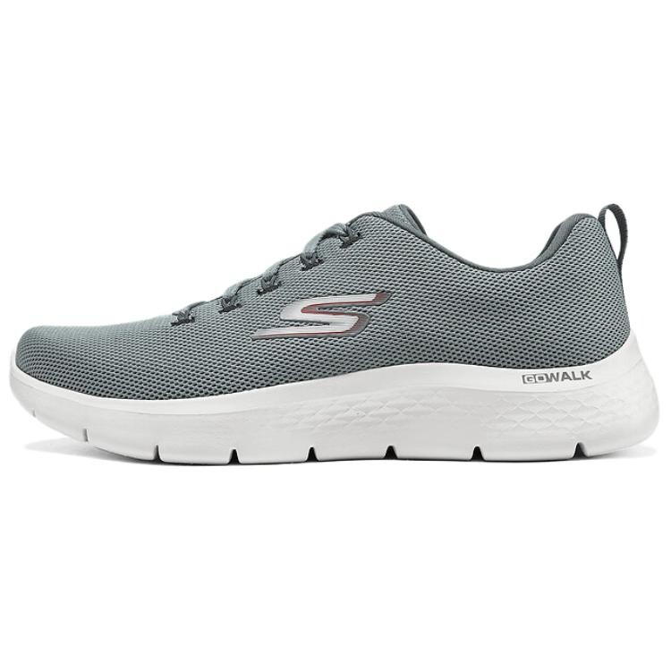 Кроссовки Skechers MEN"S GO WALK Lifestyle Shoes Men Low-top Gray, серый/красный