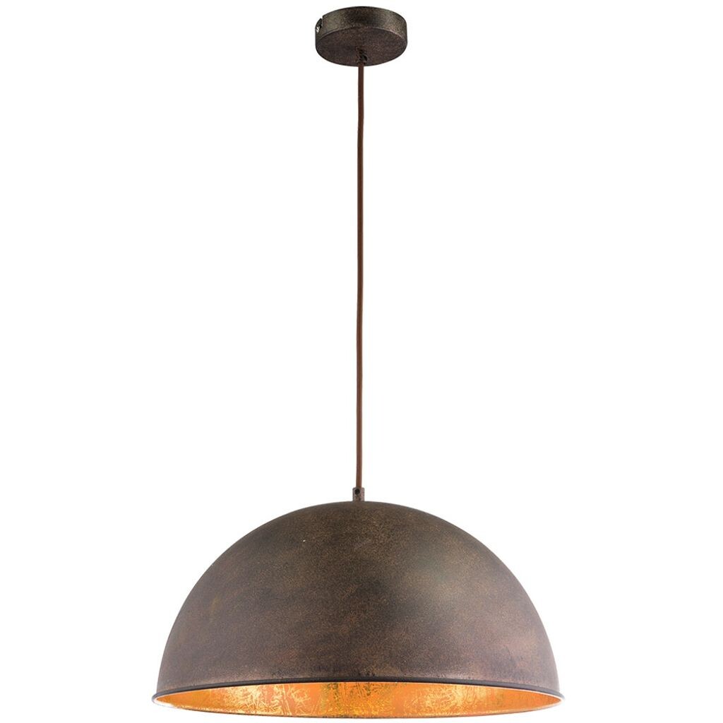 

Подвесной светильник, золото, цвет ржавчины, металл, D 41 см. Globo Lighting