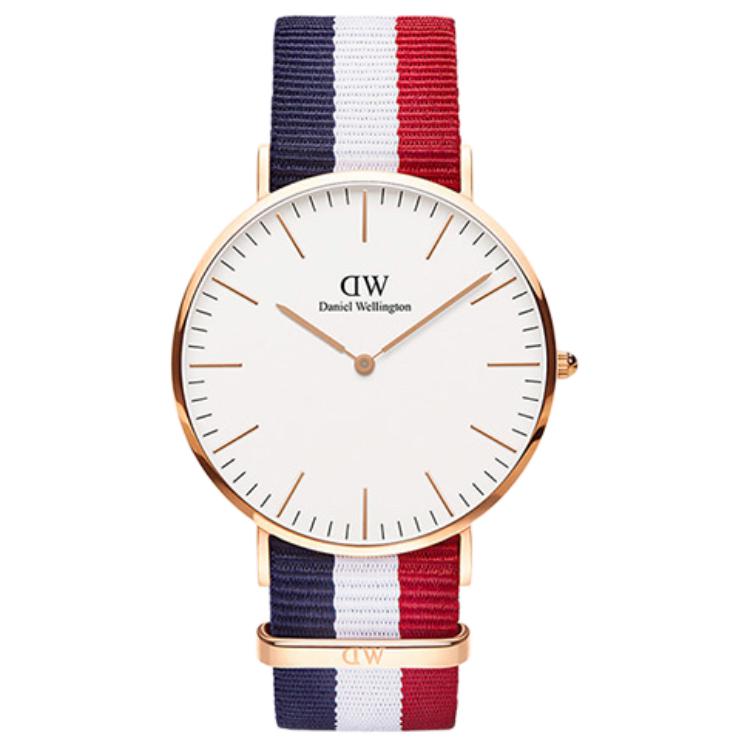 

DW/DanielWellington Часы Daniel Wellington Wrist Watch Quartz Movement Nylon Strap White Dial Men's Watch