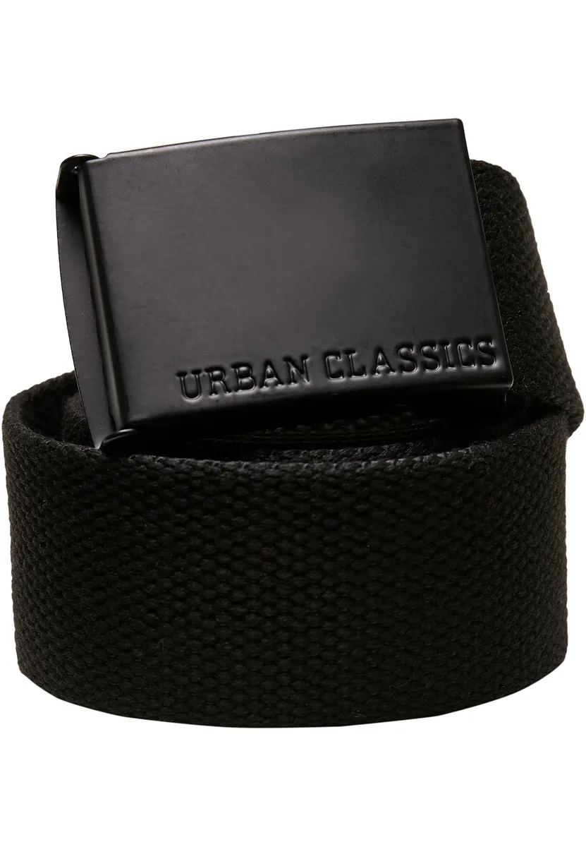 

Поясной ремень URBAN CLASSICS " Urban Classics Unisex Colored Buckle Canvas Belt", черный