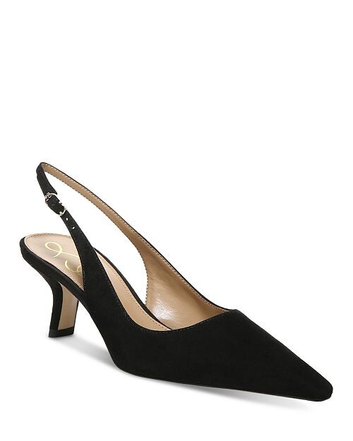 Женские туфли с открытой пяткой Bianka Sam Edelman, цвет Black