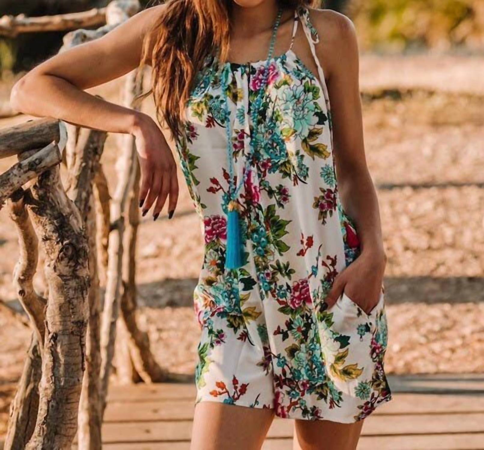

Комбинезон Mykonos в белом цвете Multi Miss Kitsch