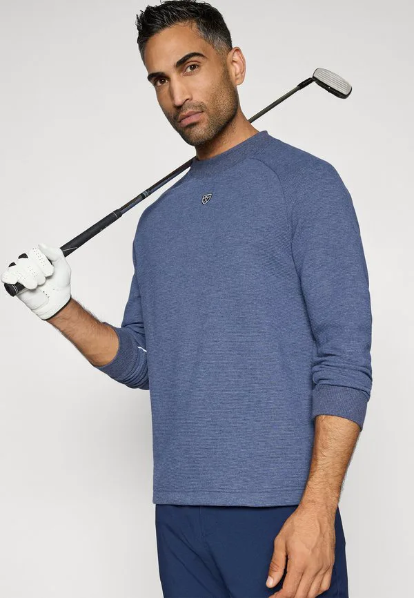 Толстовка par crew Nike Golf, College Navy/White/Black — фото 4