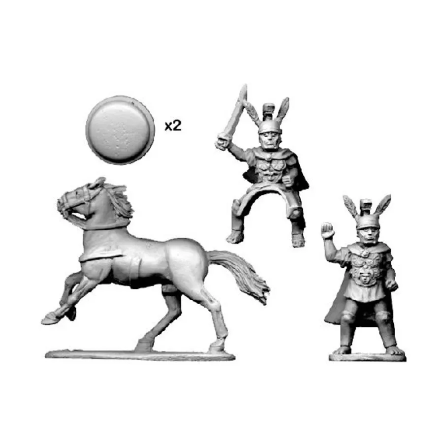 

Генерал Оскан (пеший и конный), Historical Miniatures - Ancient - Oscans (28mm) (Crusader Miniatures)