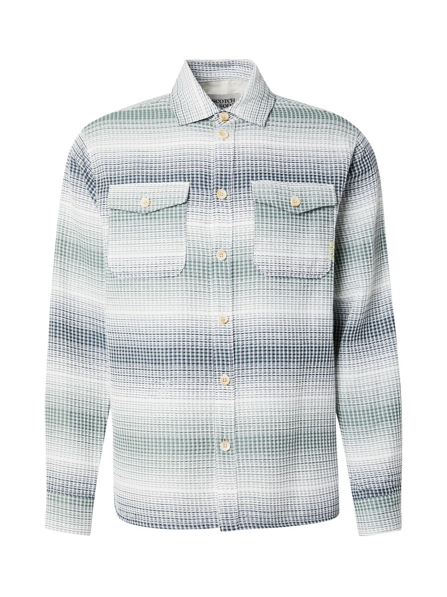 

Повседневная рубашка SCOTCH & SODA Comfort fit Button Up Shirt, цвет mint/dark green