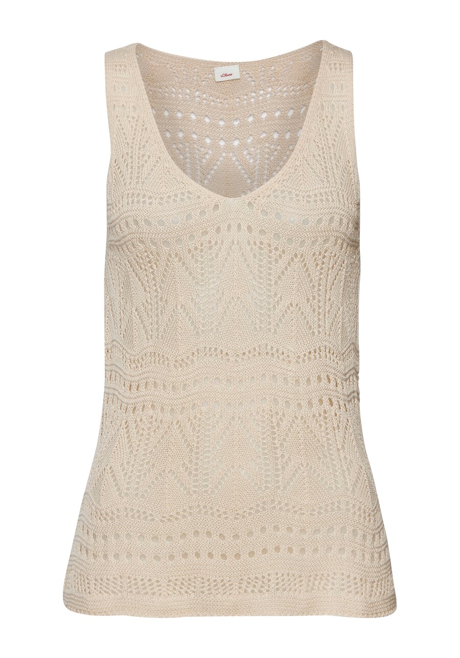 

Вязаный топ s.Oliver, Sand