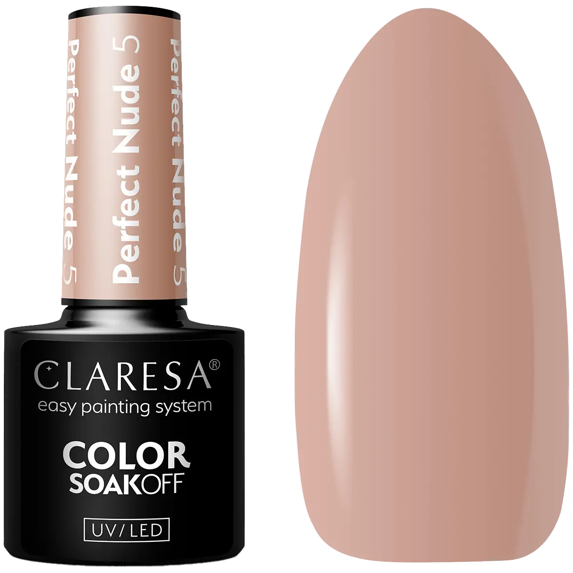 

Гибридный лак для ногтей 5 Claresa Perfect Nude, 5 гр