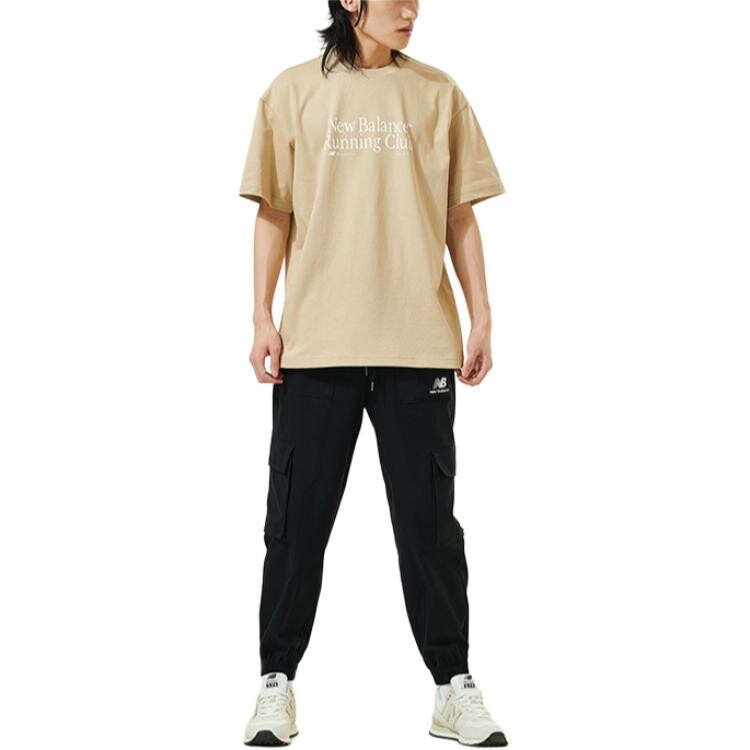 

Футболка унисекс хаки New Balance, хаки