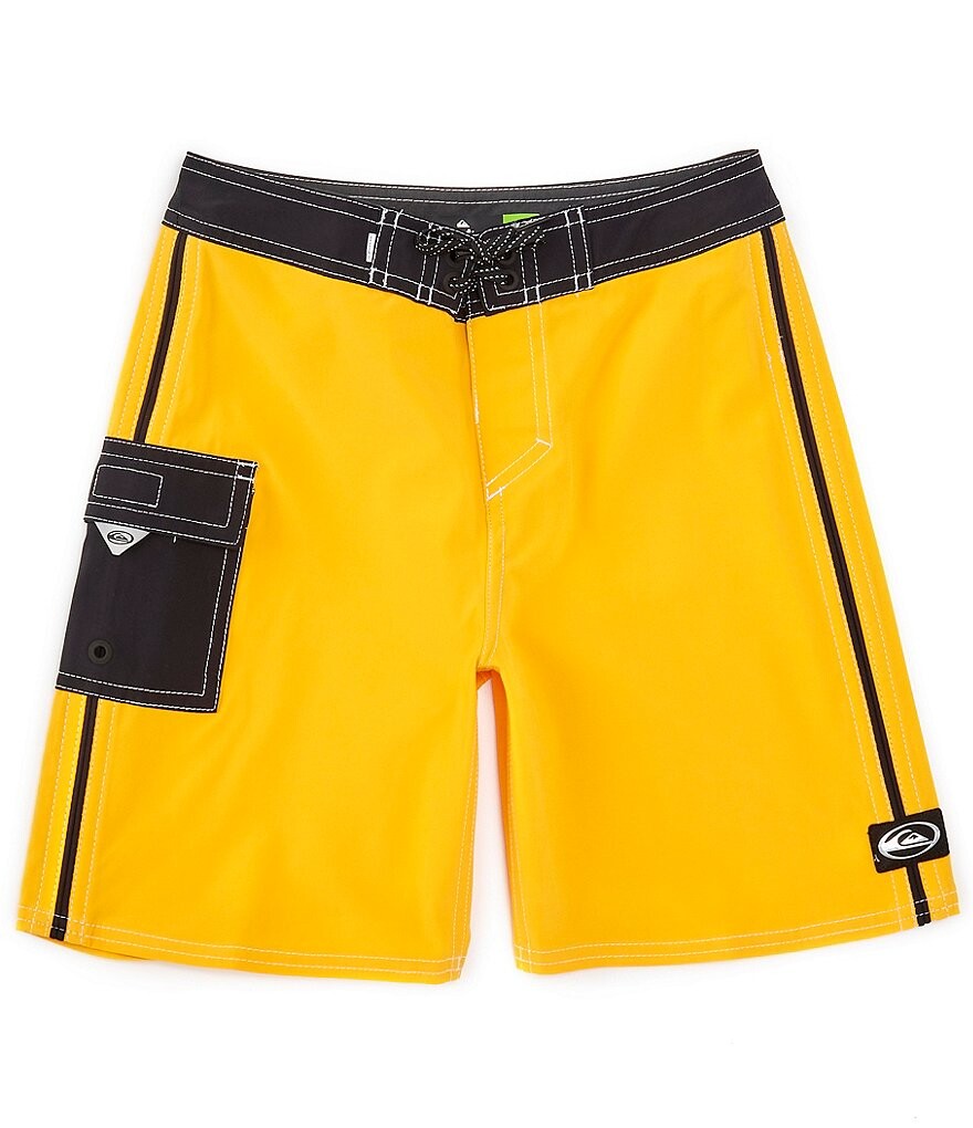 

Однотонные шорты для досок Quiksilver Big Boys 8–20 Saturn, желтый