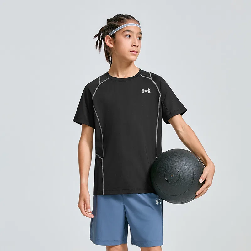 Футболка Comprehensive Training для подростков Under Armour, Black — фото 4