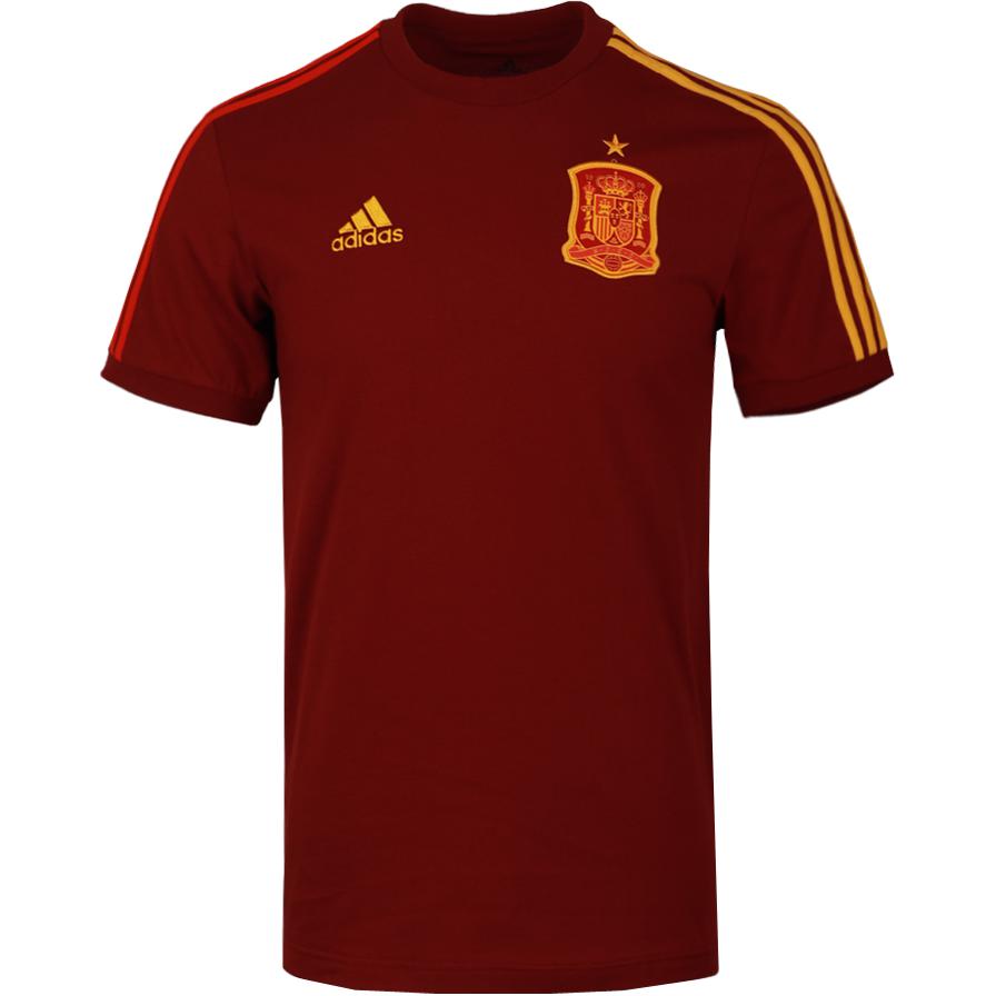 

Adidas Мужская красная футболка с круглым вырезом, умеренно прямой крой