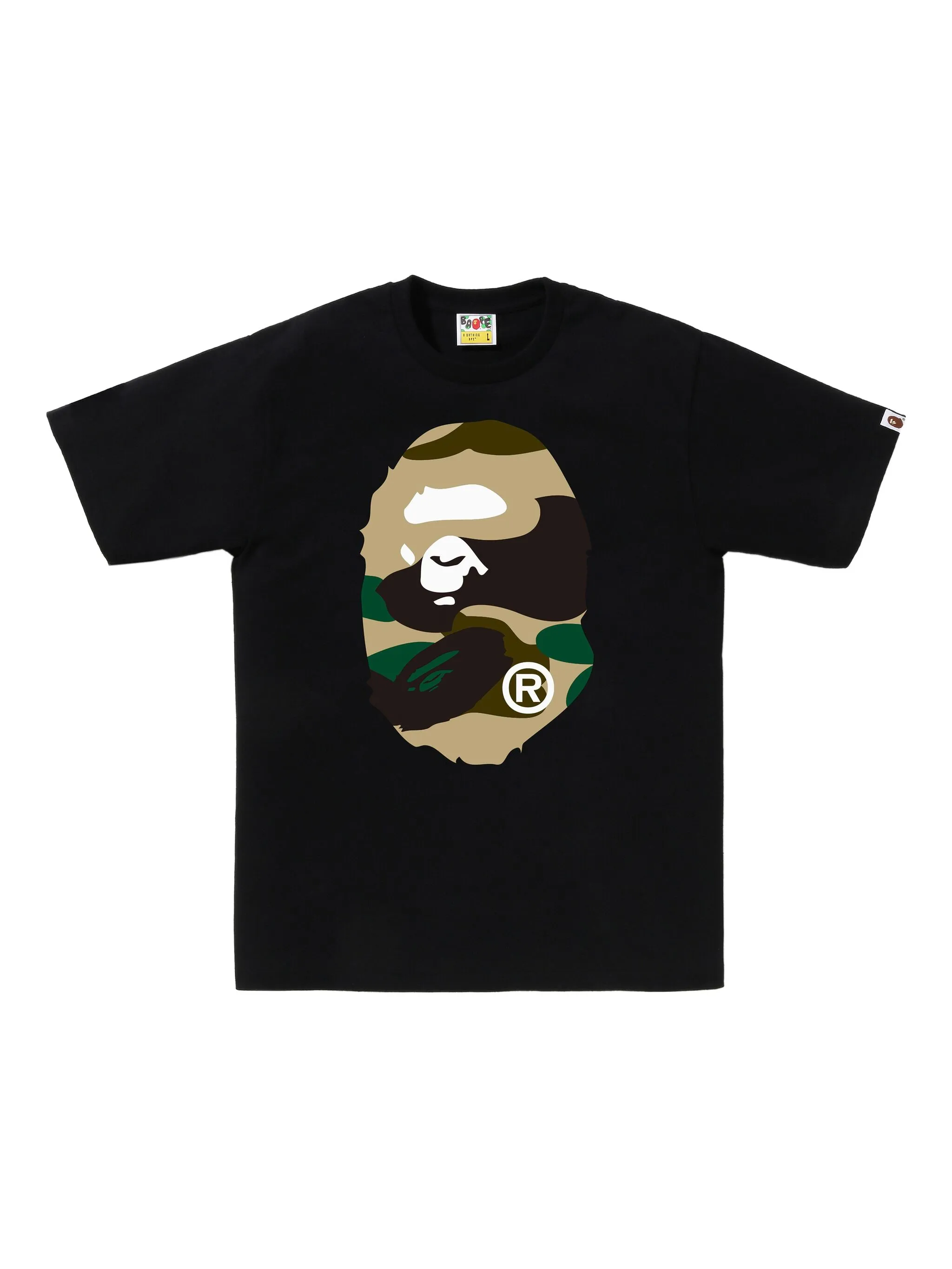 Футболка 1st Camo с графичным принтом A Bathing Ape, черный