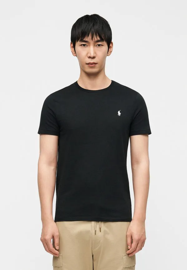 Базовая футболка с коротким рукавом Polo Ralph Lauren, Black/White