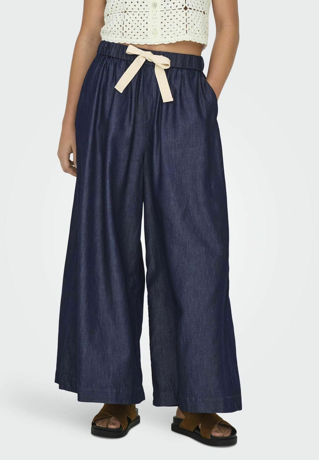 

Джинсы свободного кроя MIT WEITEM BEIN ONLBEA HOHE TAILLE ONLY, цвет Dark Blue Denim