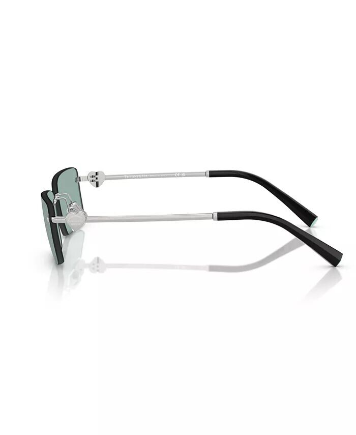 Мужские и женские солнцезащитные очки TF3108B Tiffany & Co., серебро — фото 3