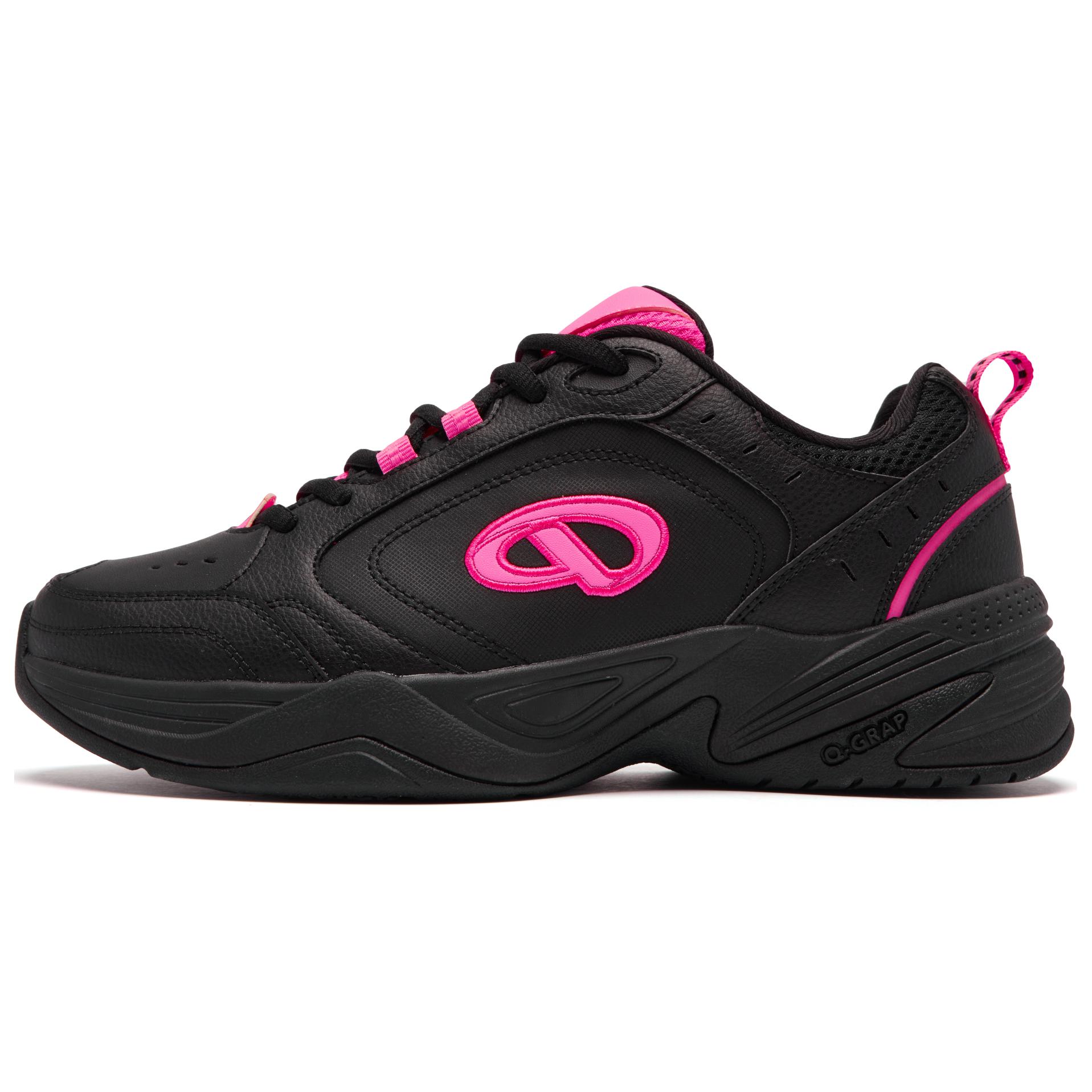 

QIAODAN Мужские повседневные кроссовки Samoy ACE Cushioning Rebound, дышащие, с противоскользящим эффектом, с амортизацией и износостойкостью, черного и розового цвета
