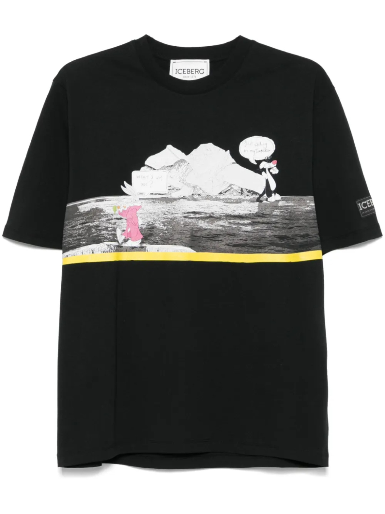 

Футболка с изображением джерси Iceberg x Looney Tunes, черный
