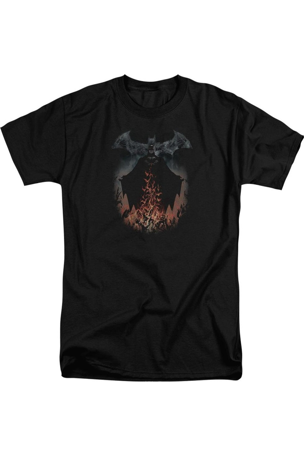 

Футболка с коротким рукавом Batman Smoke & Fire для взрослых Gildan, черный