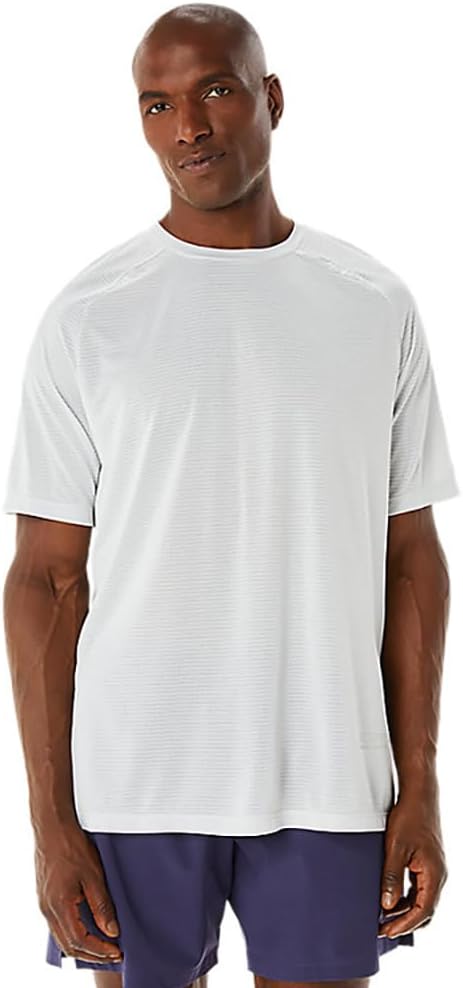 

Футболка ASICS 2031D786 ACTIBREEZE JACQUARD с коротким рукавом, мужская тренировочная одежда, светло-серый