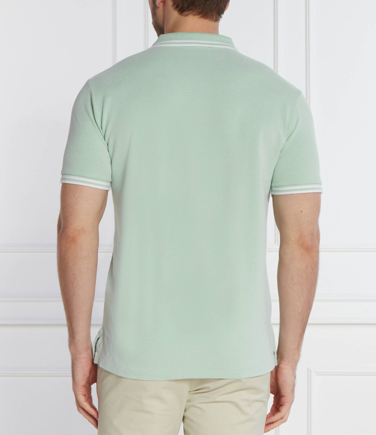 Поло POLO RALPH LAUREN Regular Fit, зеленый — фото 4