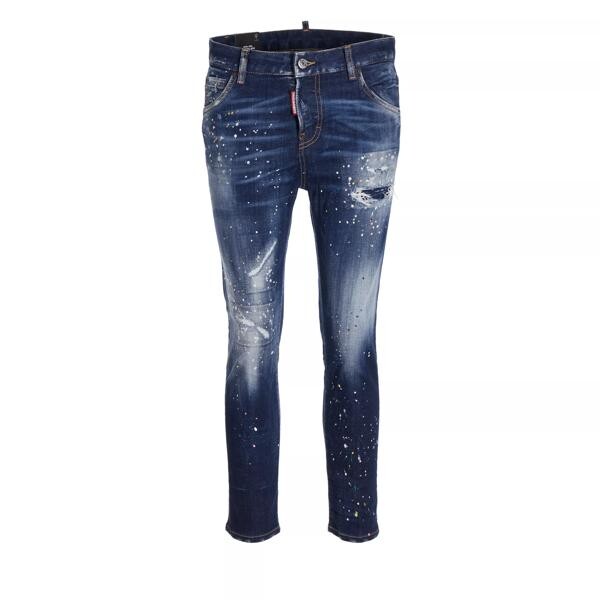 

Джинсы cool girl cropped jeans Dsquared2, синий