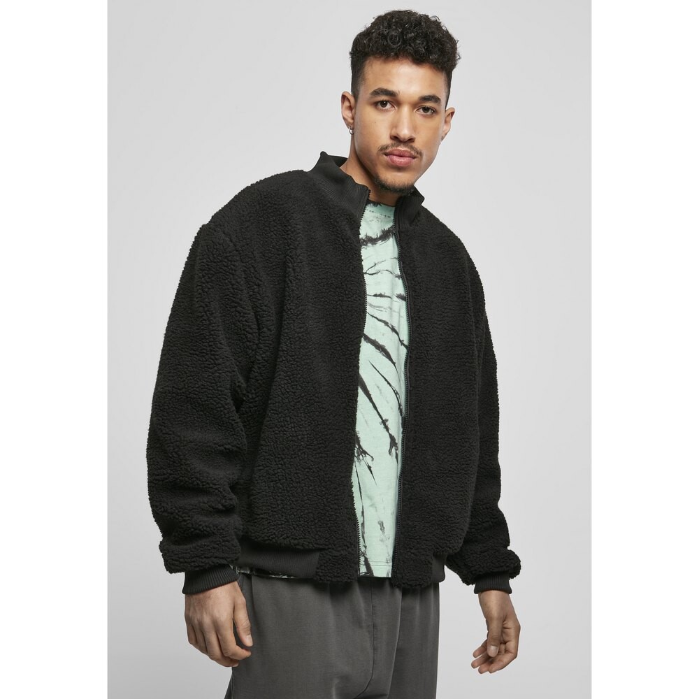 

Куртка Urban Classics Boxy Sherpa, черный