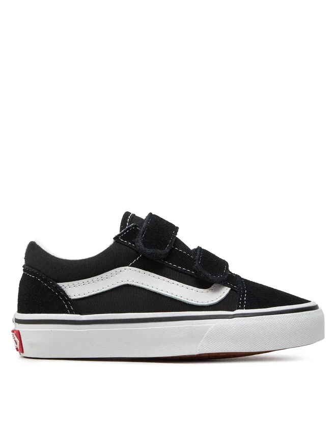 Vans Кроссовки Old Skool V VN000VHE6BT из черной ткани