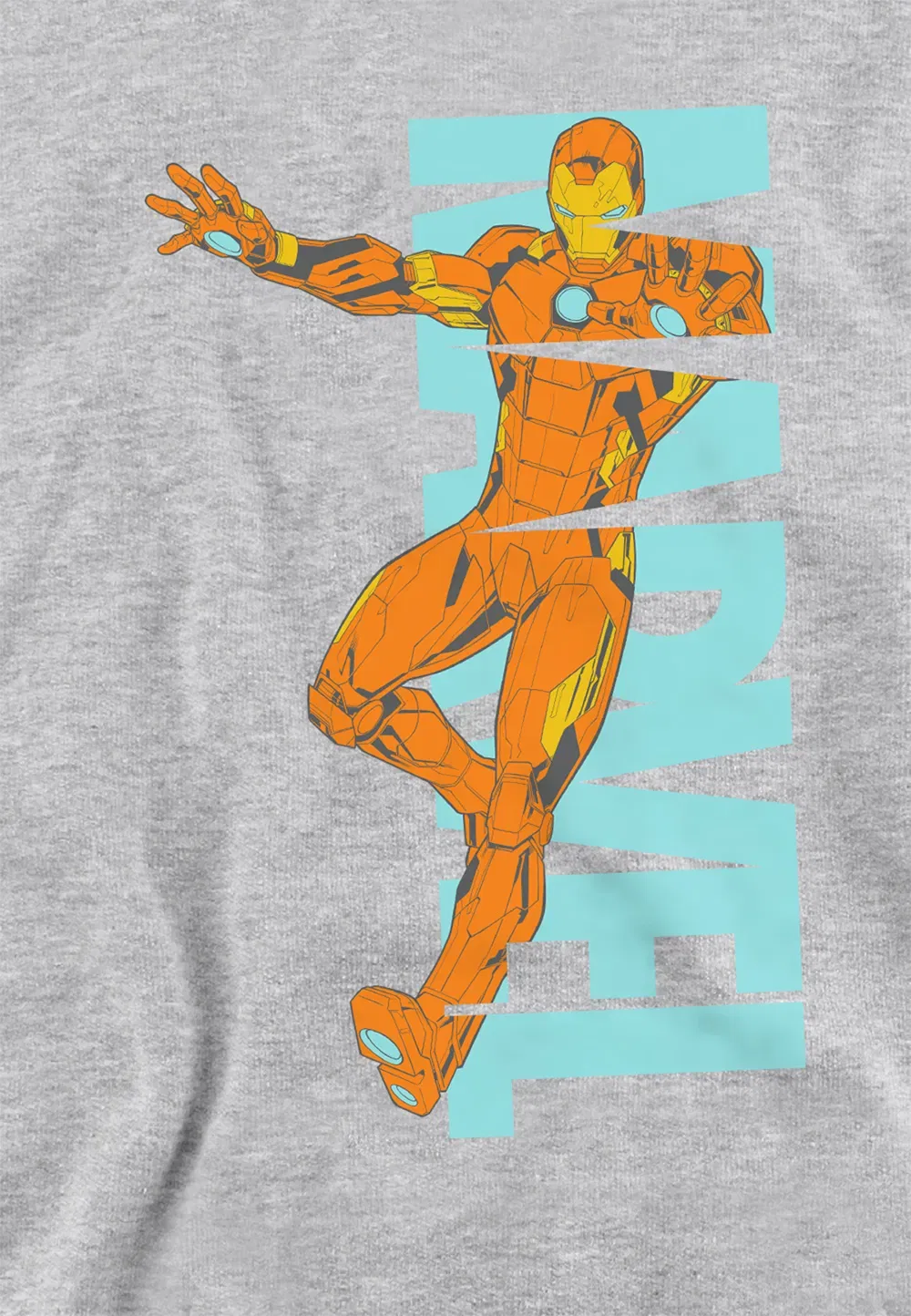 Детская худи Marvel Iron Man Athletic Heather, серый — фото 2