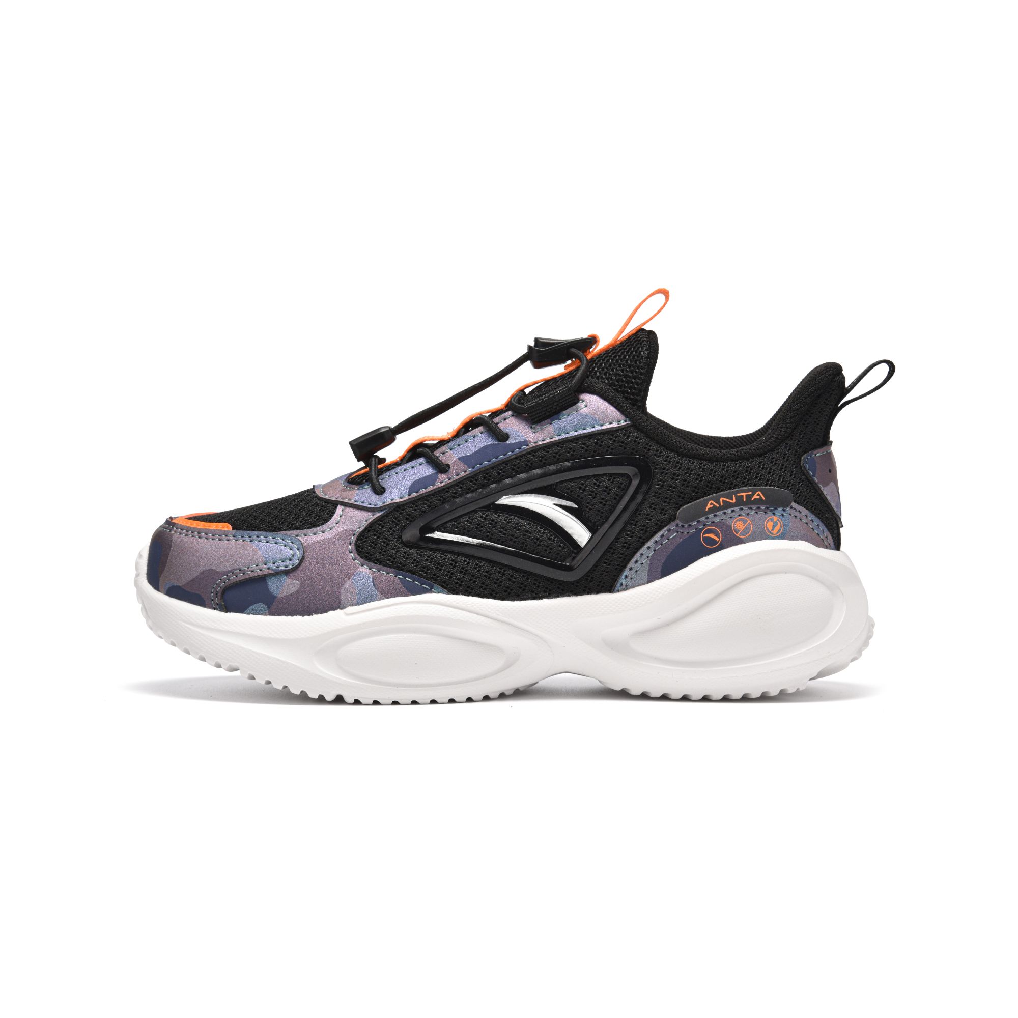 

Детские беговые кроссовки Teenagers Antakids, черный/ярко-оранжевый