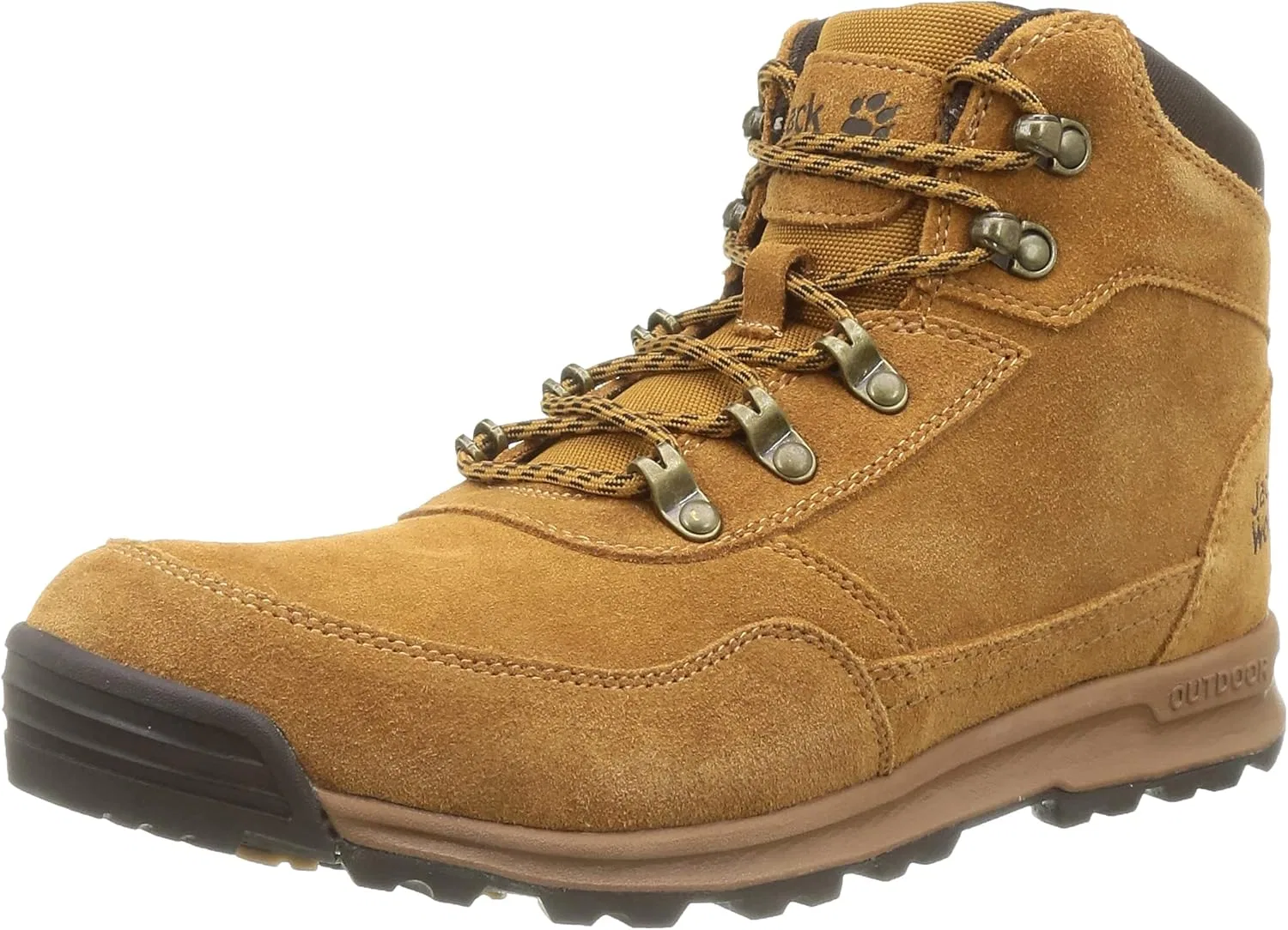 Кроссовки Jack Wolfskin Hikestar Mid M Outdoor Shoes, Honey Brown