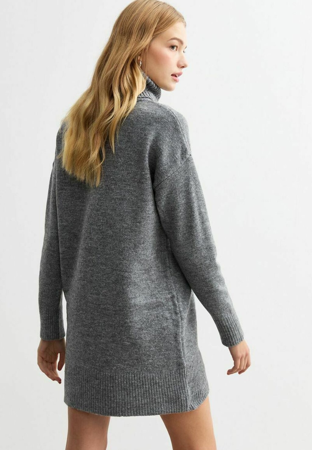 

Платье-джемпер ROLL NECK New Look, серый