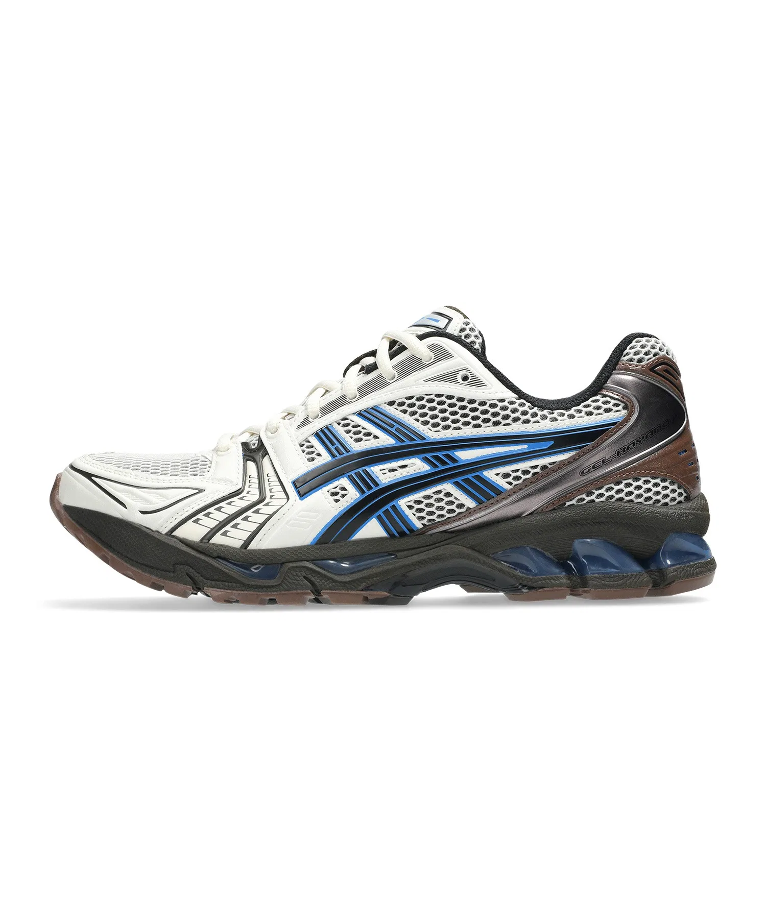 Унисекс кроссовки ASICS GEL-KAYANO 14 сине-белые — фото 2