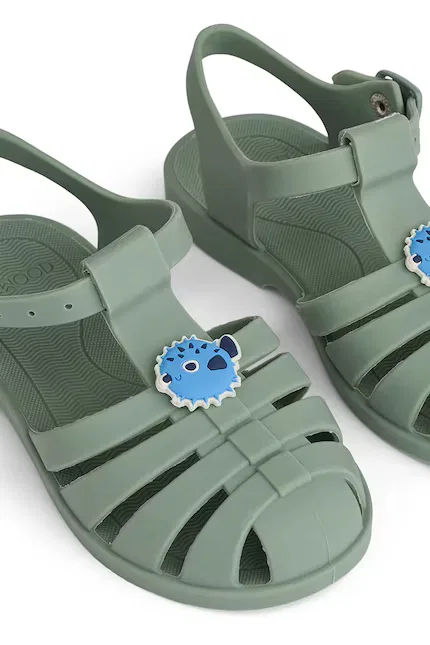 Сандалии с закрытыми пальцами Bre Sandals with Charms Liewood, зеленый — фото 4