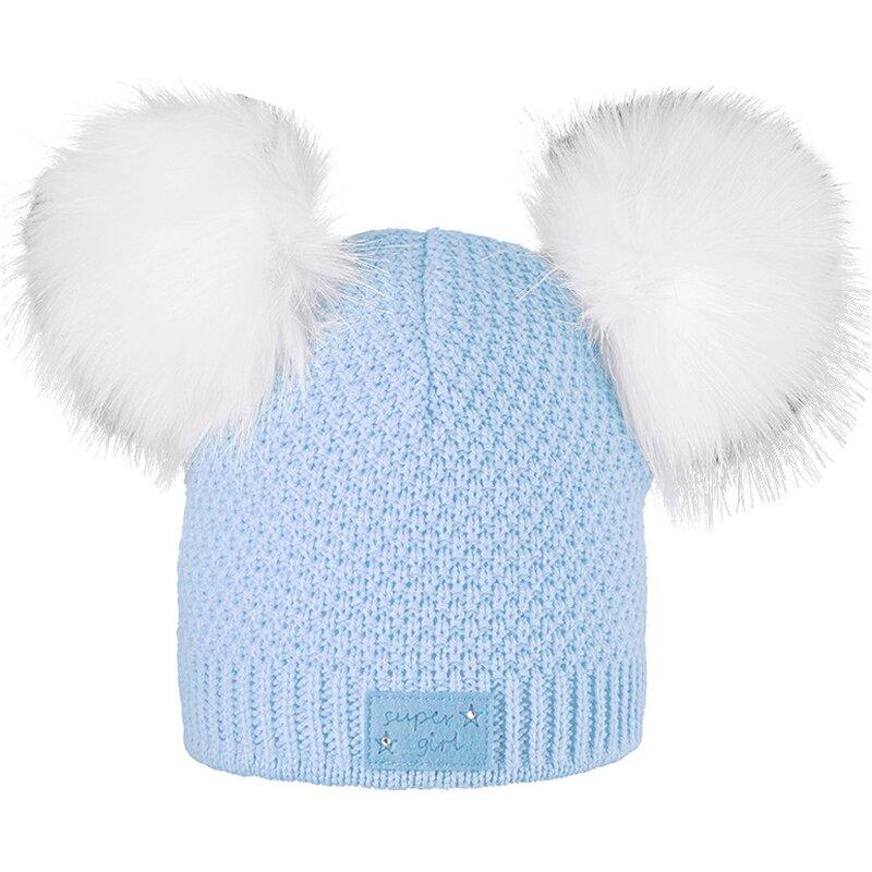 

Шапочка-Помпон для юниоров, двойной пудель Areco, цвет h-blau