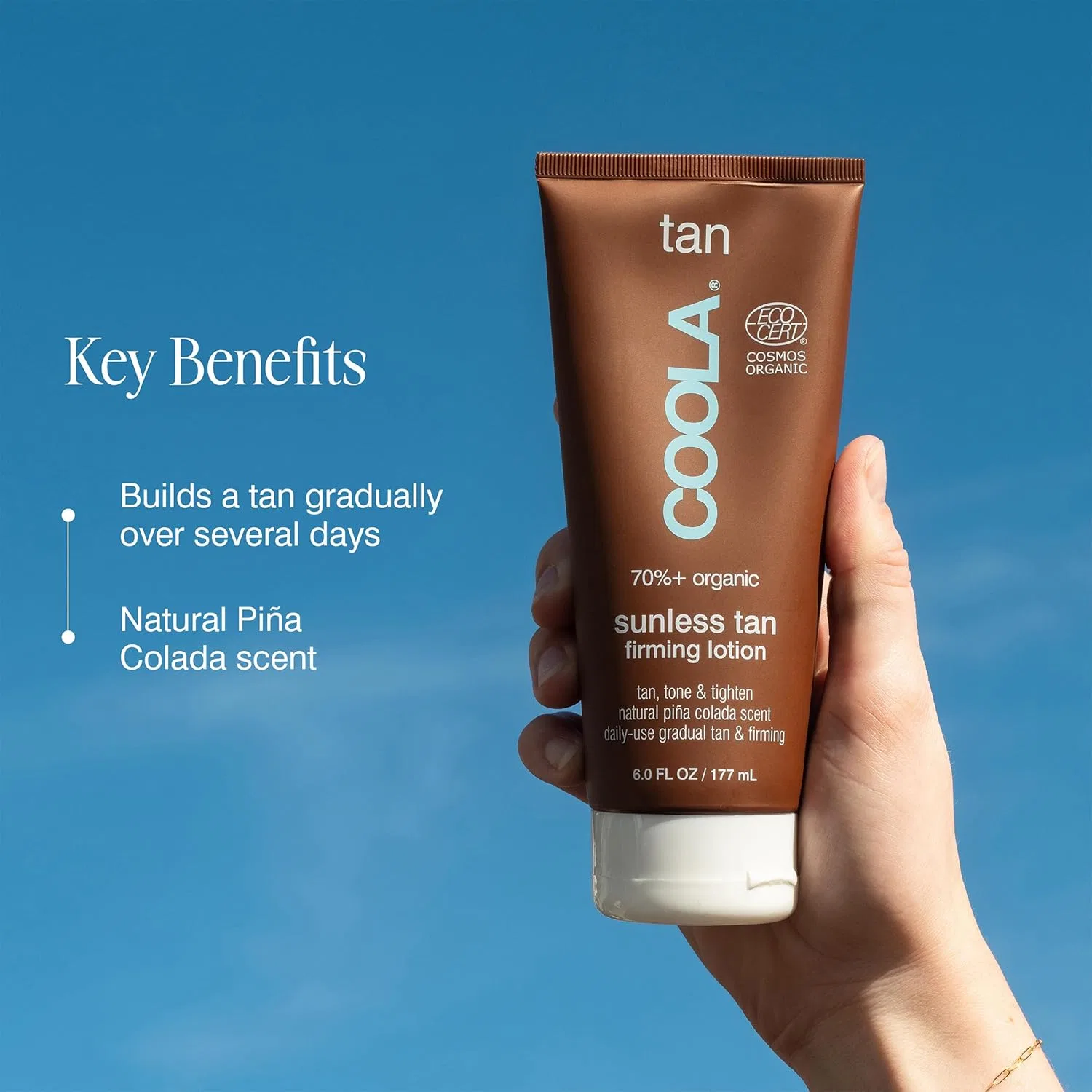 Лосьон для автозагара Coola Gradual Tan Firming Lotion 177 мл — фото 3