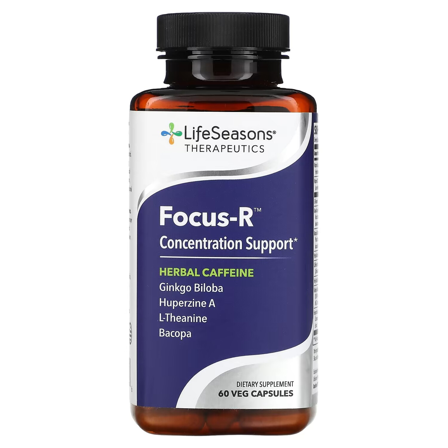 

Витамины для поддержки концентрации винмания LifeSeasons Focus-R, 60 капсул