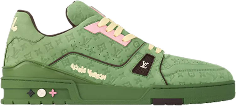 

Кроссовки Tyler, the Creator x Louis Vuitton Trainer 'Green', зеленый