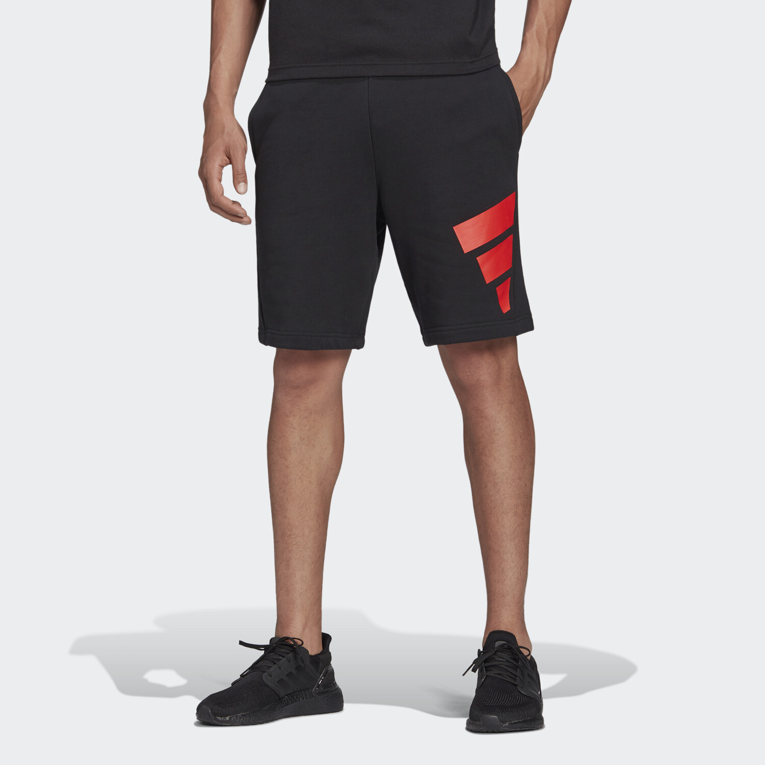 

Повседневные шорты мужские черные Adidas, черный