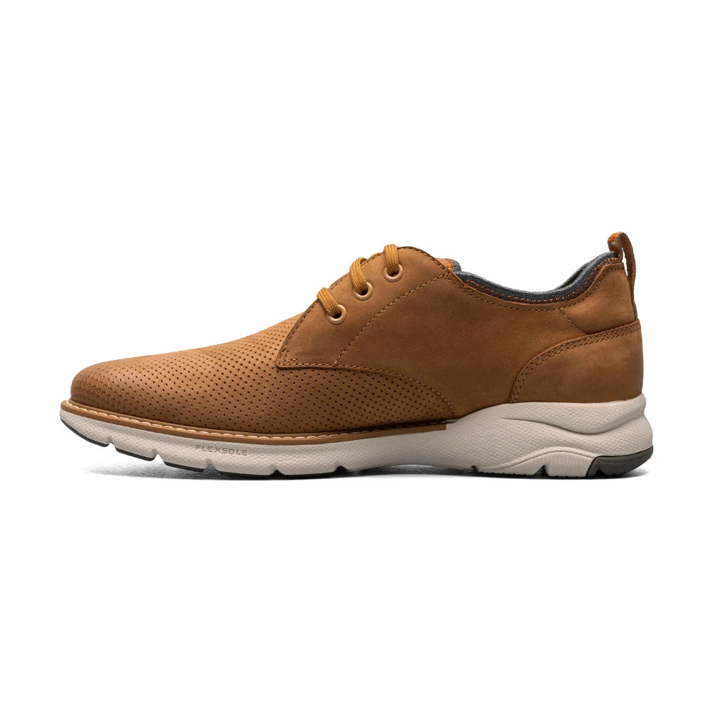 Мужские туфли-оксфорды из светло-коричневого нубука Florsheim Frenzi 14390-240 RHS6062 Florsheim, коричневый — фото 3
