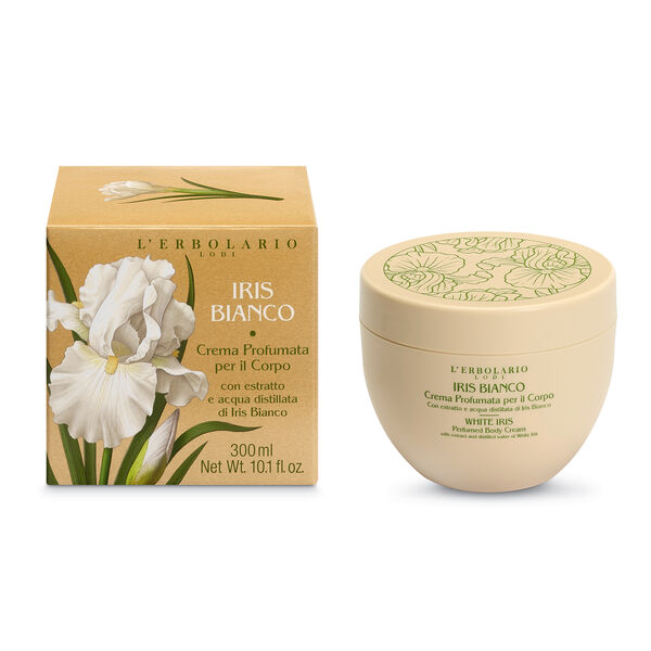 

Парфюмированный крем для тела, 300 мл L'Erbolario Iris bianco