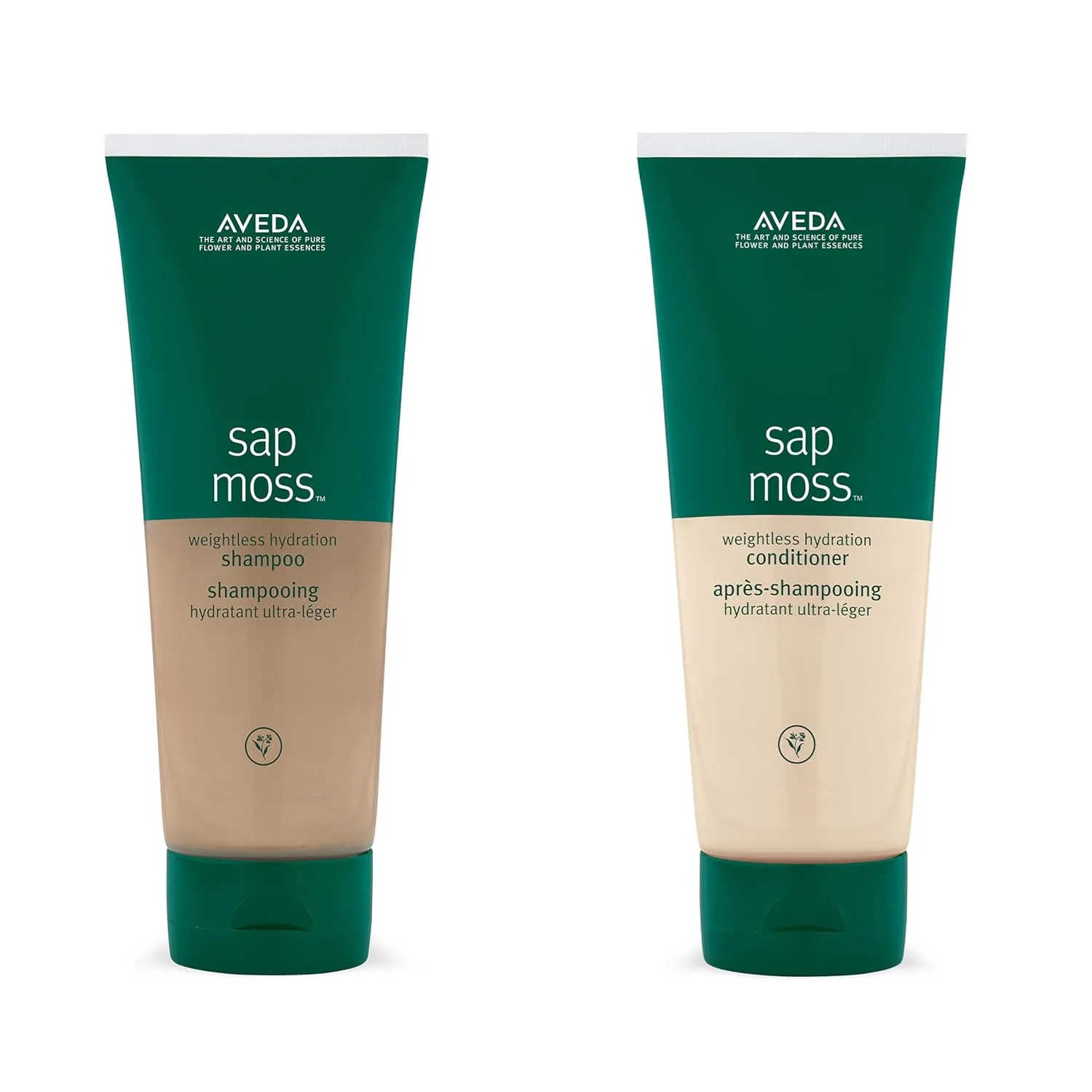 Aveda Sap Moss шампунь и кондиционер для увлажнения без утяжеления, 94%+ натуральных ингредиентов, для нормальных и сухих волос