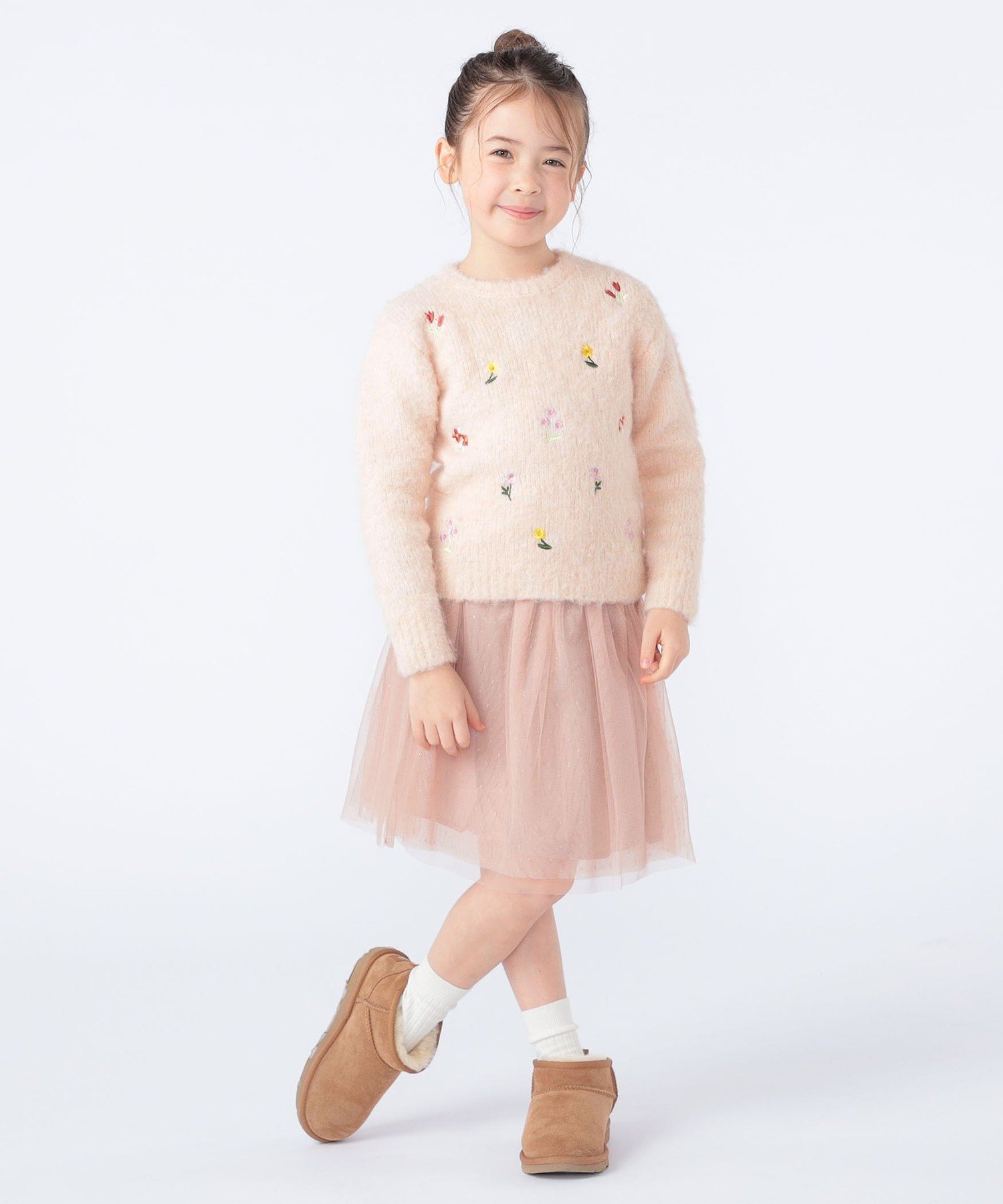 Детская юбка-трапеция: 100–130 см / Юбка из тюля SHIPS KIDS, Pink — фото 2