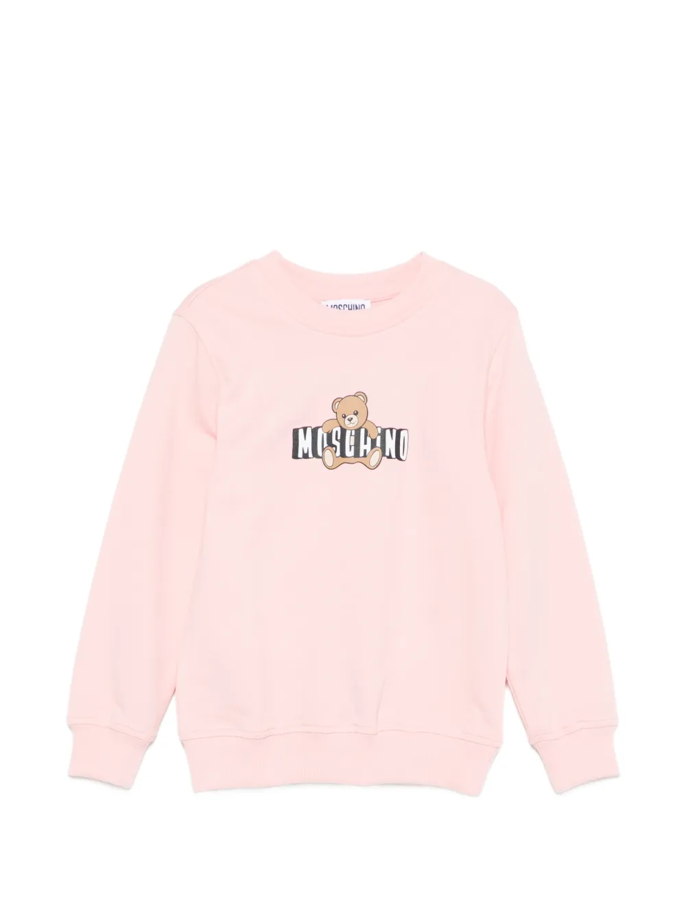 

Свитшот с принтом "Тедди" Moschino Kids, розовый