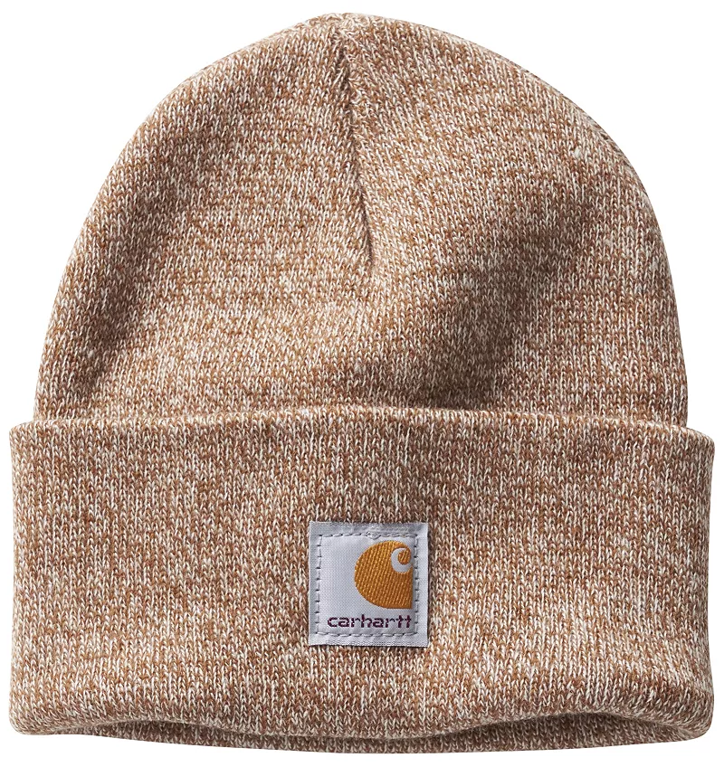 

Детская шапка с часами Carhartt Marled, цвет Brown Heather